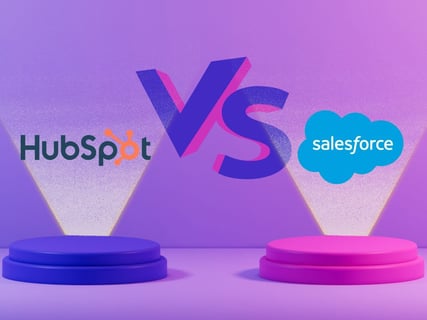HubSpot vs Salesforce Graphic