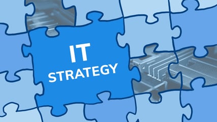 IT Strategy illustrated as part of a puzzle
