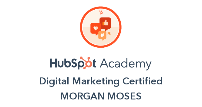 HubSpot Academy Digital Marketing Certified